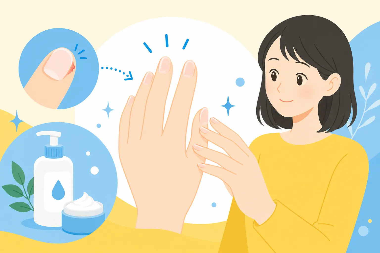 指先のささくれ予防法|繰り返す原因とハンドケアの考え方