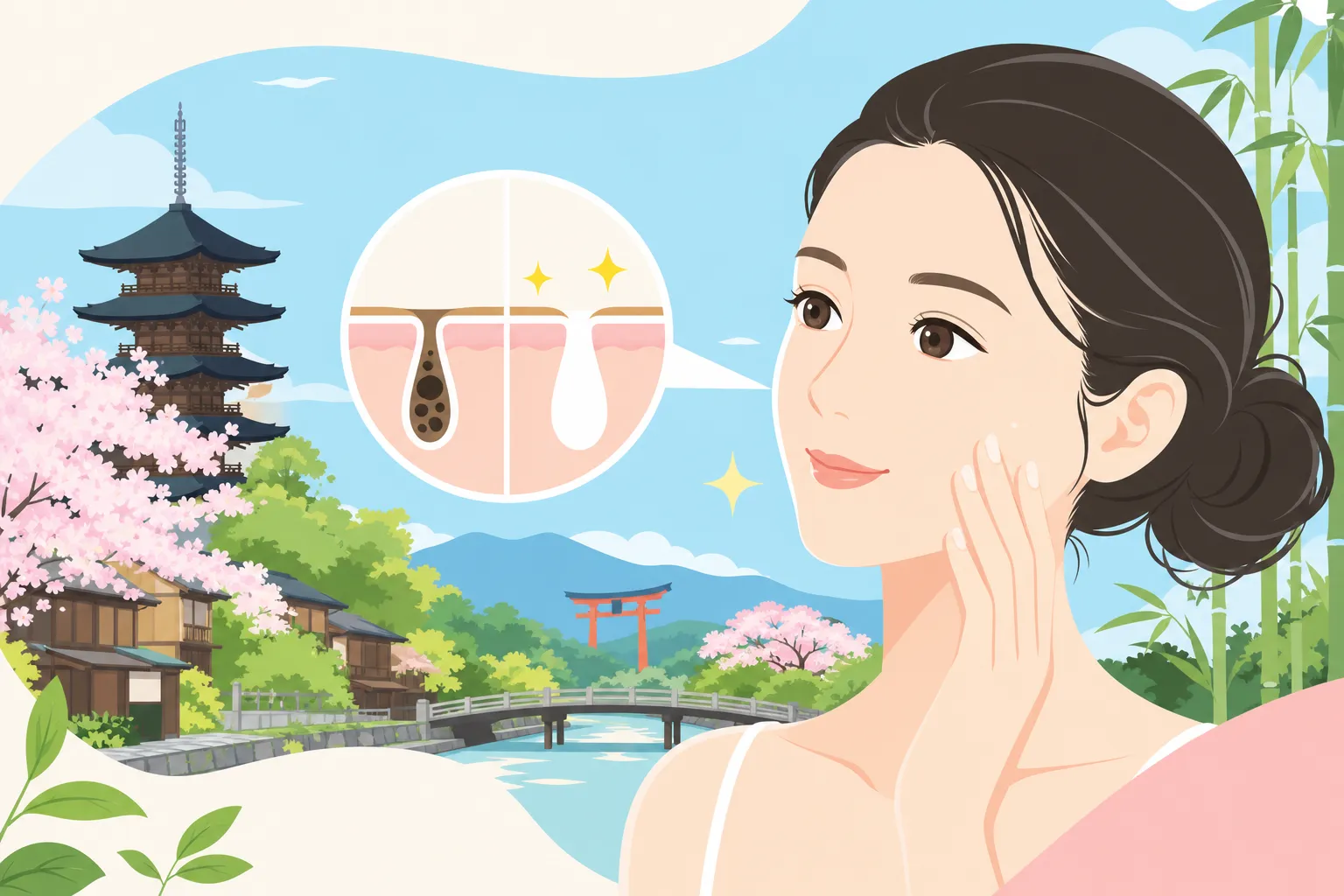 毛穴の黒ずみ除去は京都で|原因とサロンケアの選び方