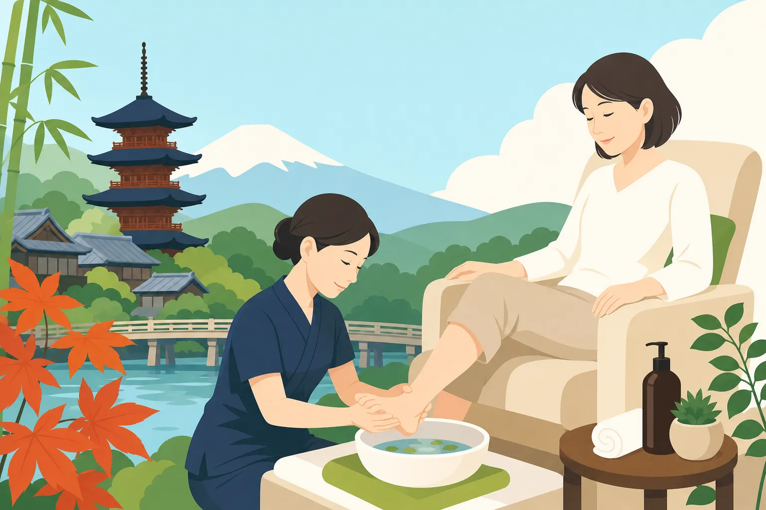 40代のフットケアは京都で|足の変化と整え方
