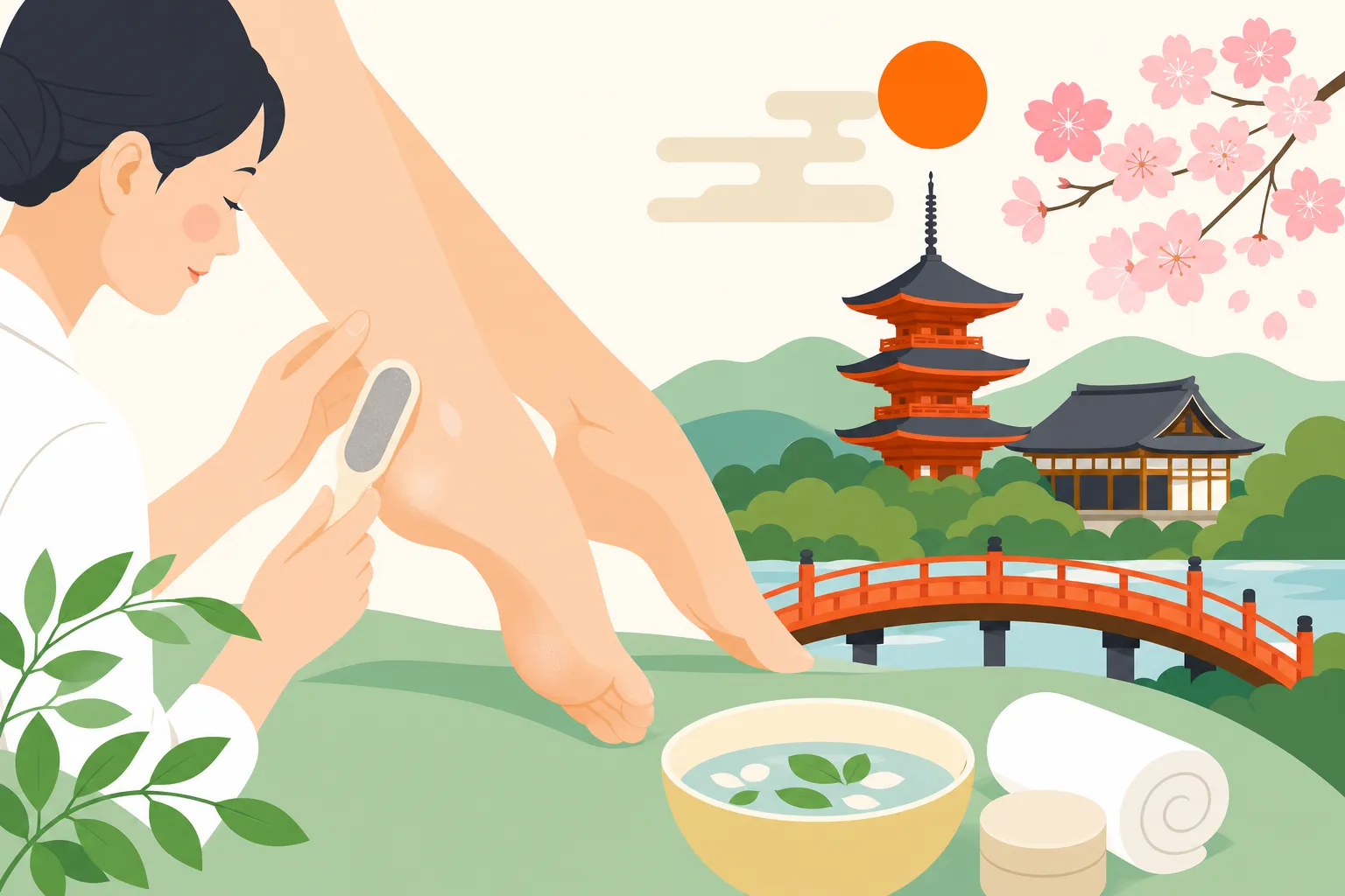 かかとの角質ケアは京都のサロンへ｜原因と選び方