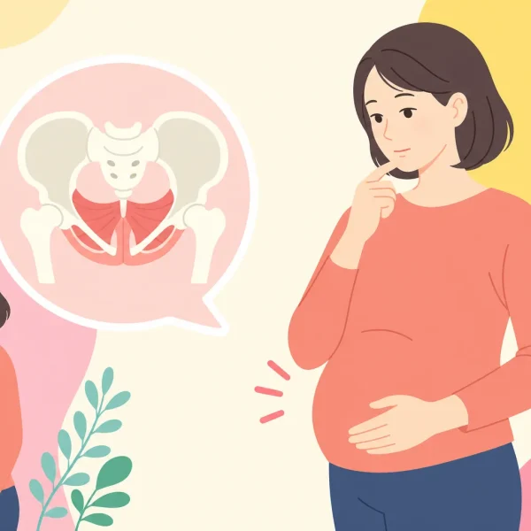 ぽっこりお腹は骨盤底筋の緩み？40代からの体の変化