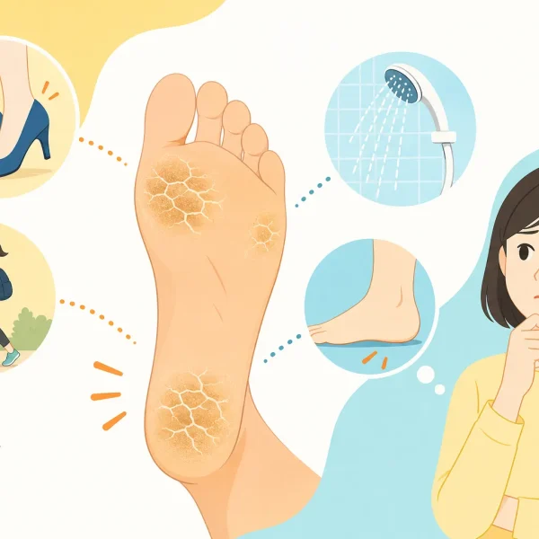 足の裏の角質が硬くなる原因とケアの考え方｜ROUN'
